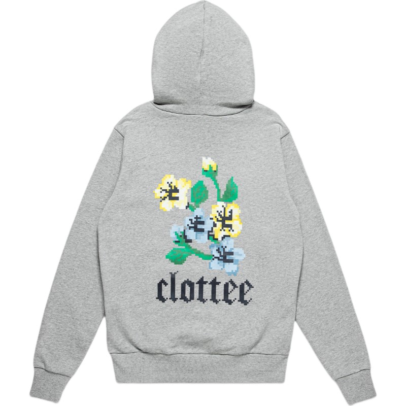 

Толстовка унисекс с капюшоном, средней толщины, стандартного размера Clot, серый