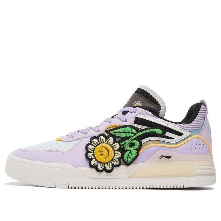 Кеды (WMNS) Li-Ning Wave V1 Cherry Blossom Series 'Purple Mint', фиолетовый