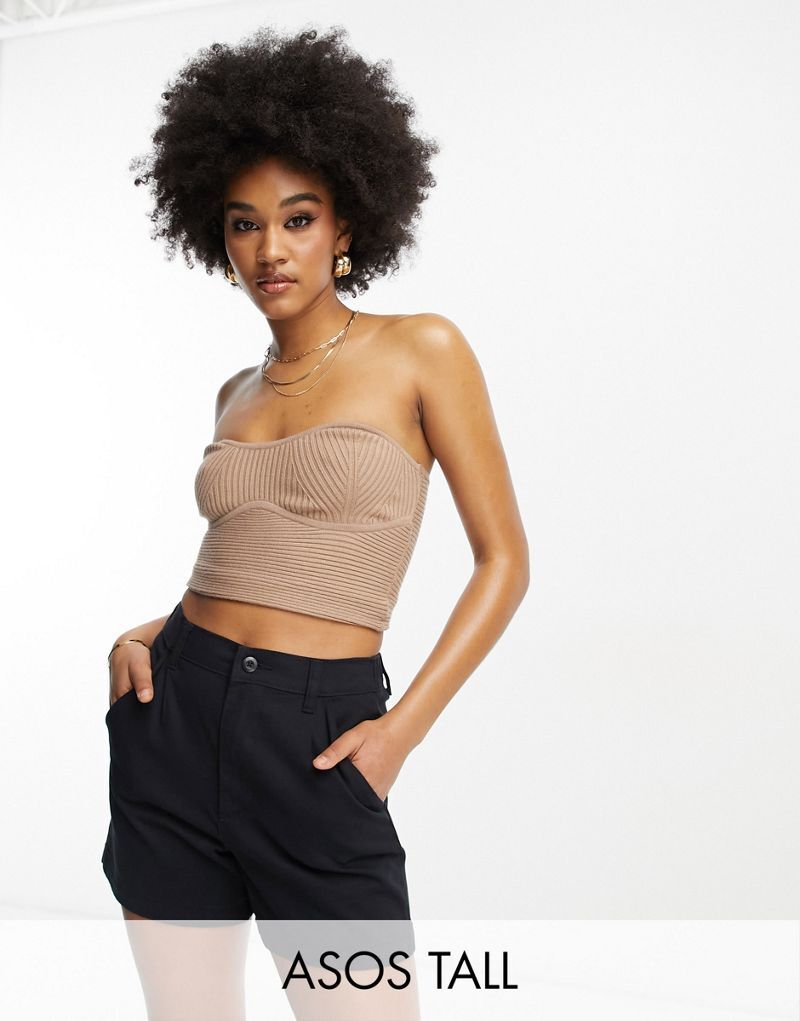 

Черные шорты чиносы ASOS DESIGN Tall