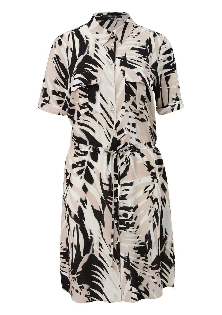 

Платье рубашка COMMA Shirt Dress, нюд