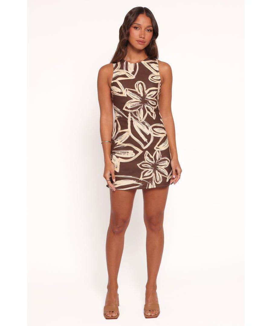 

Женское мини-платье Xara - шоколадный с цветочным принтом Petal and Pup, Chocolate floral