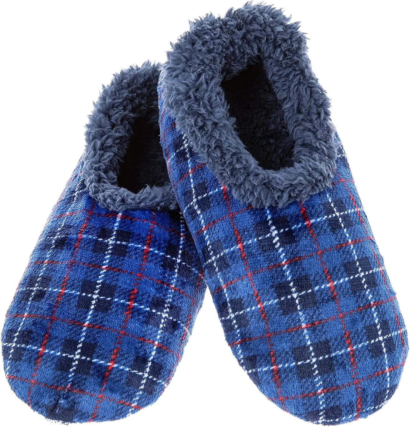 Мужские шлепанцы Snoozies! от Velura - мягкие, с низким основанием, синий