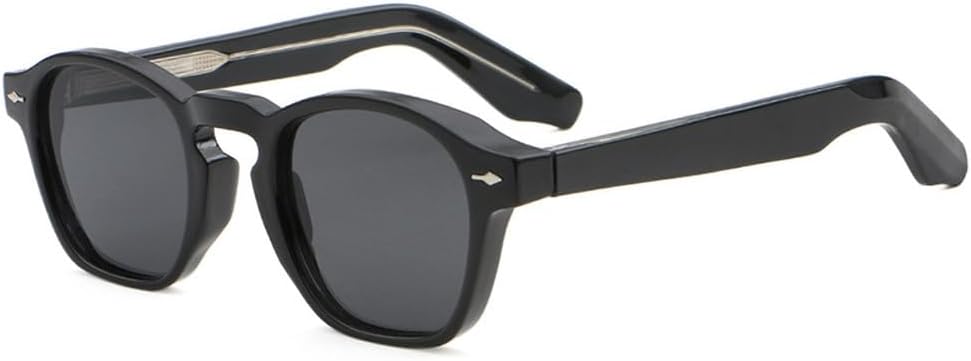 

Мужские солнцезащитные очки в стиле ретро, ​​круглые, в маленькой оправе, панк-стиль, идеально подходят для вечеринок, шоппинга, фестивалей и в качестве подарка для женщин WNCKSQ, C01 Black