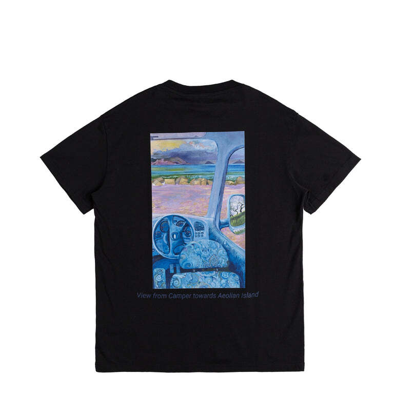 

Рубашка Anchor Embroidery Back Print T-Shirt Jw Anderson, черный