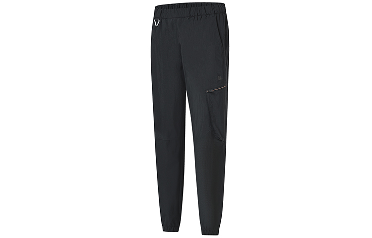 

FILA Спортивные вязаные спортивные штаны женские Pitch Black