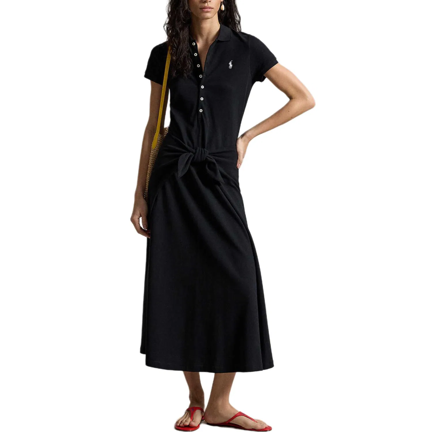 Платье с коротким рукавом Polo Ralph Lauren Women's Black — фото 3