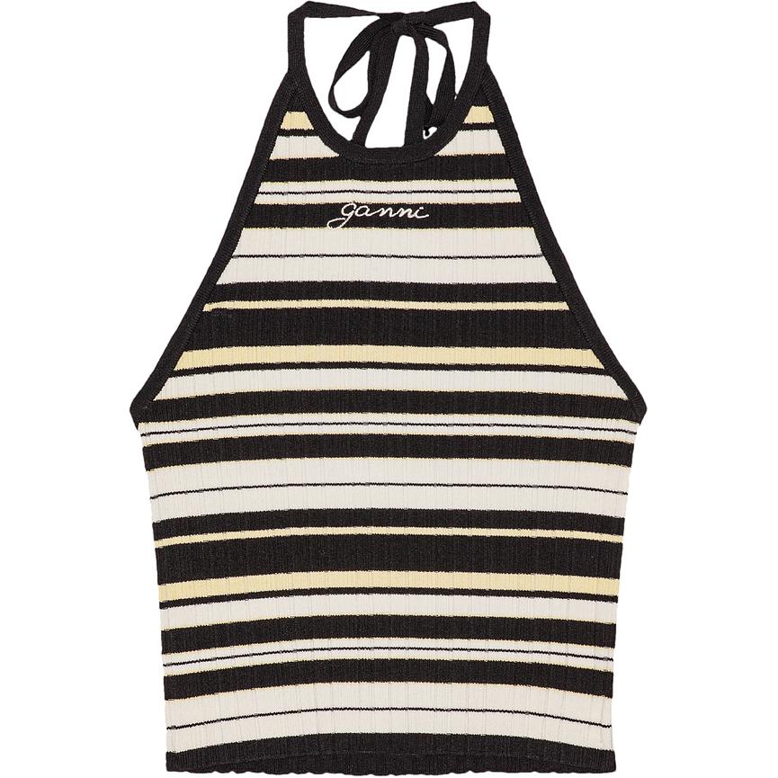 

GANNI Футболка SS24 женская мультиколор