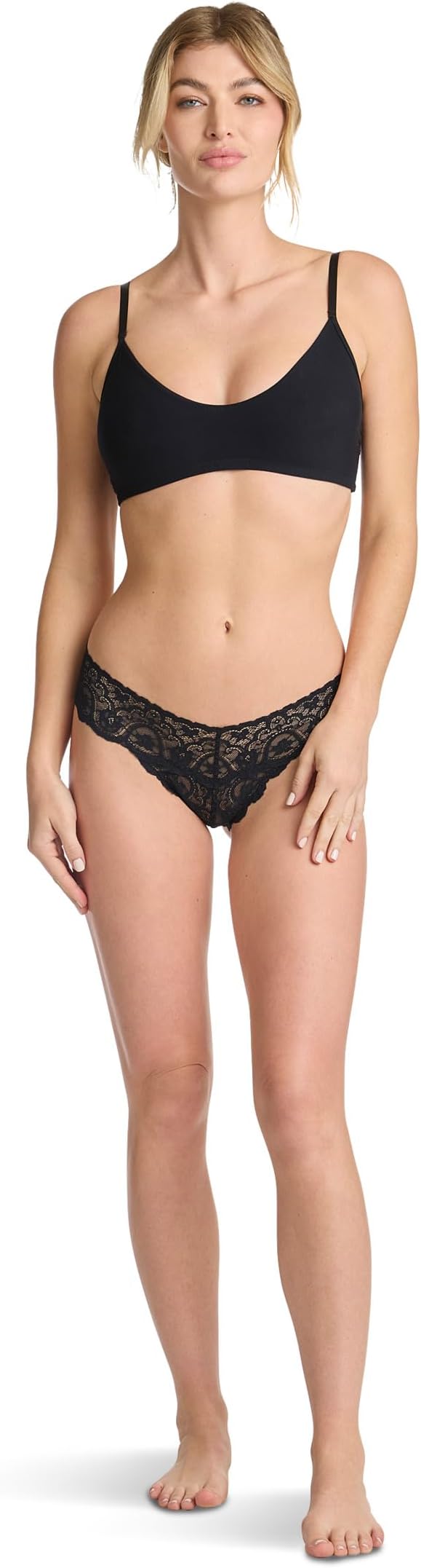 

Женские трусики-танга Тюльпан Commando, Black