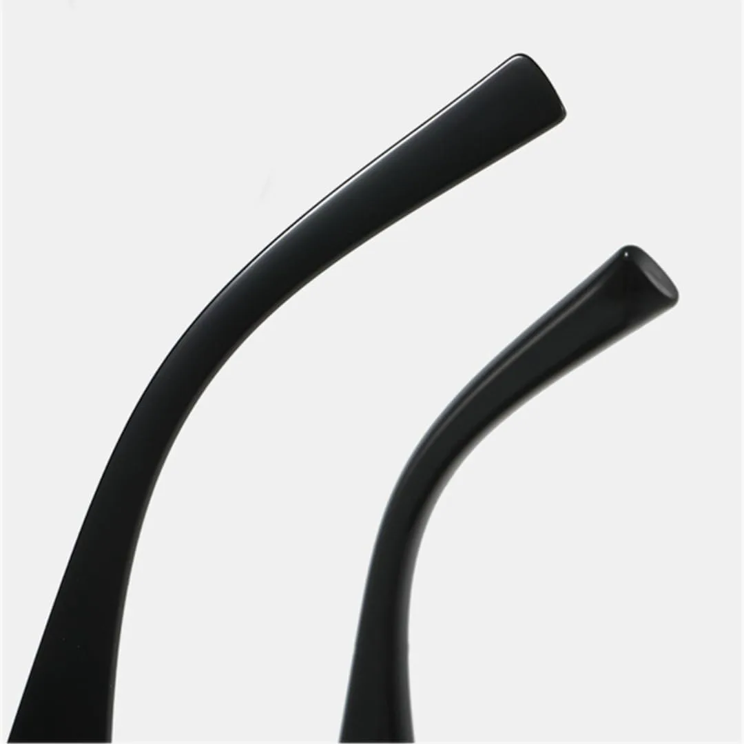 

Модные женские солнцезащитные очки класса люкс в стиле ретро, ​​мужские с градиентным зеркальным покрытием, защита от УФ-излучения UV400 TOIPASTN, Black Blue Mirror