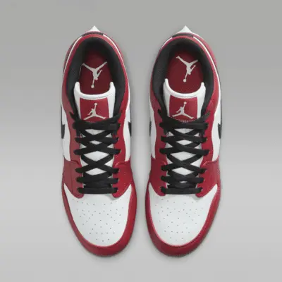 Бутсы Jordan 1 Low TD, цвет White/Varsity Red/Black — фото 4