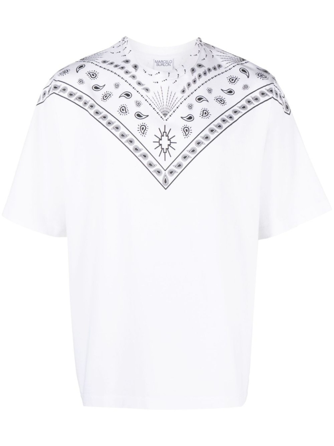 

Marcelo Burlon County of Milan футболка с принтом, белый