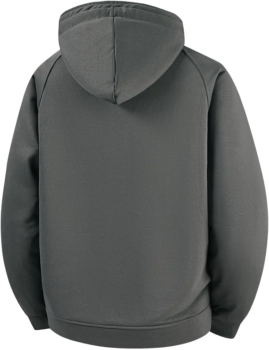 Толстовка с капюшоном Big and Tall, quarter zip, тактическая, свободного кроя — фото 3