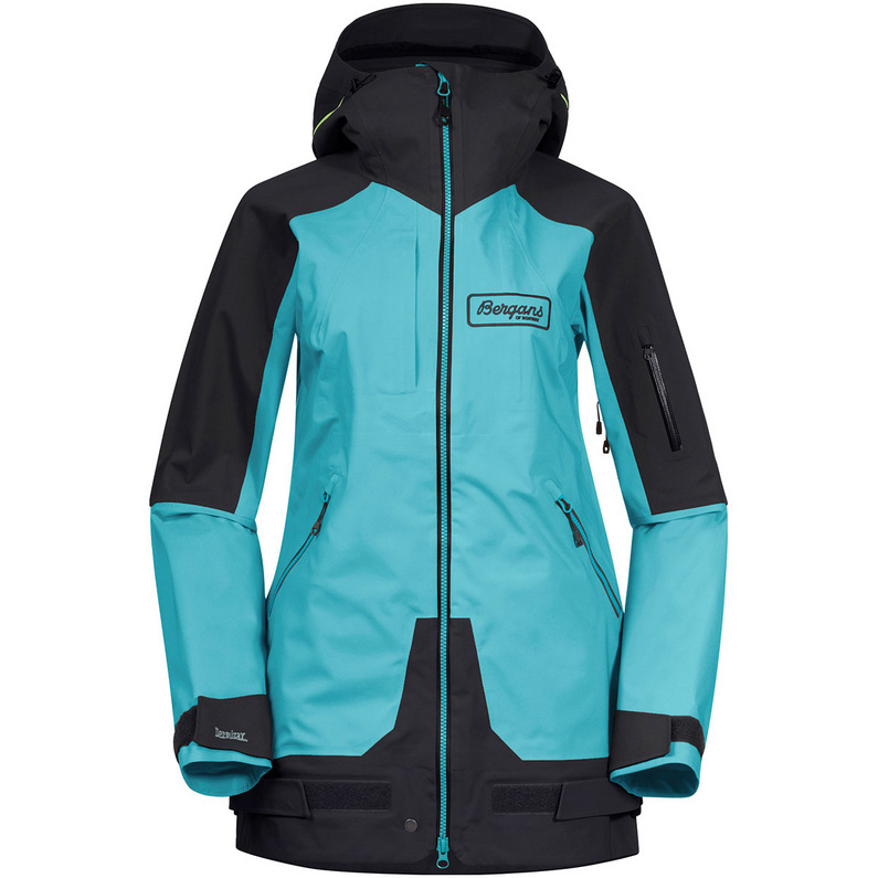 

Женская куртка Myrkdalen V2 3L Bergans, бирюзовый