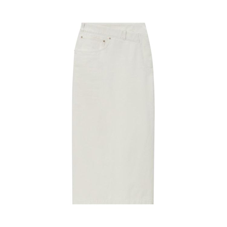 

Юбка Loewe Deconstructed Skirt White, белый