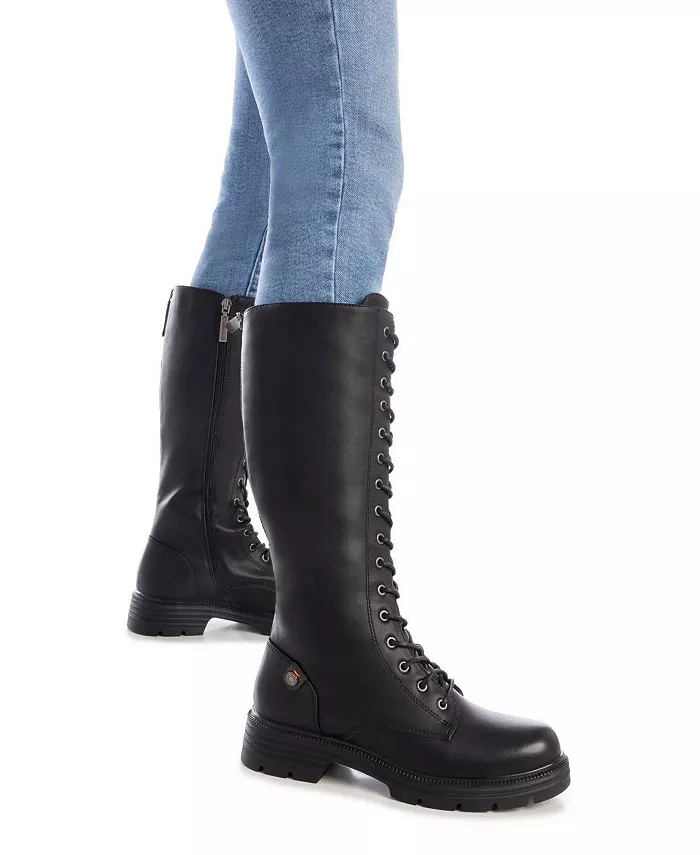 Женские ботинки Combat Boots из коллекции Refresh от XTI Xti, черный — фото 2
