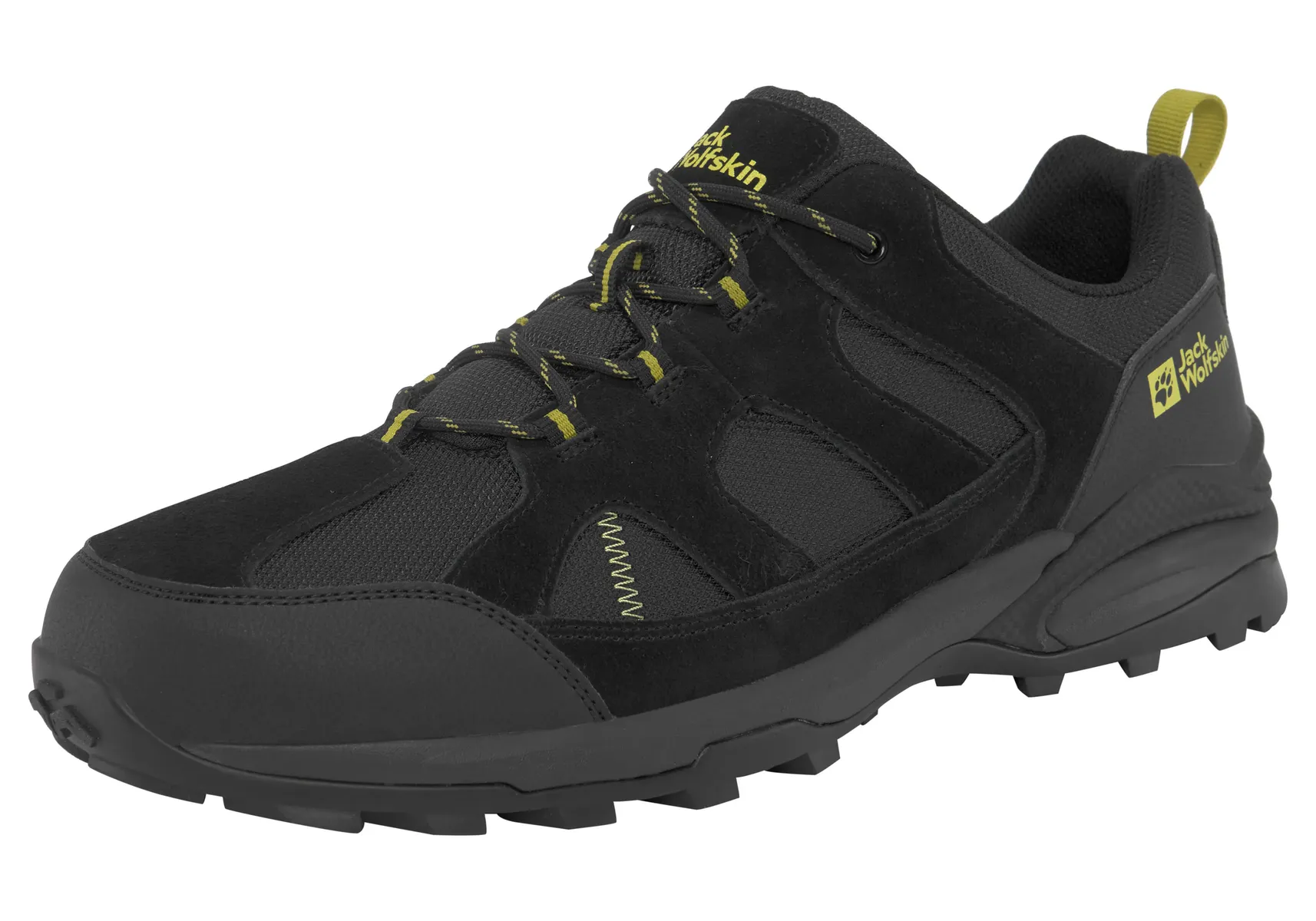 

Кроссовки Jack Wolfskin "GREAT HIKE 2 LOW M", цвет Schwarz-Lime