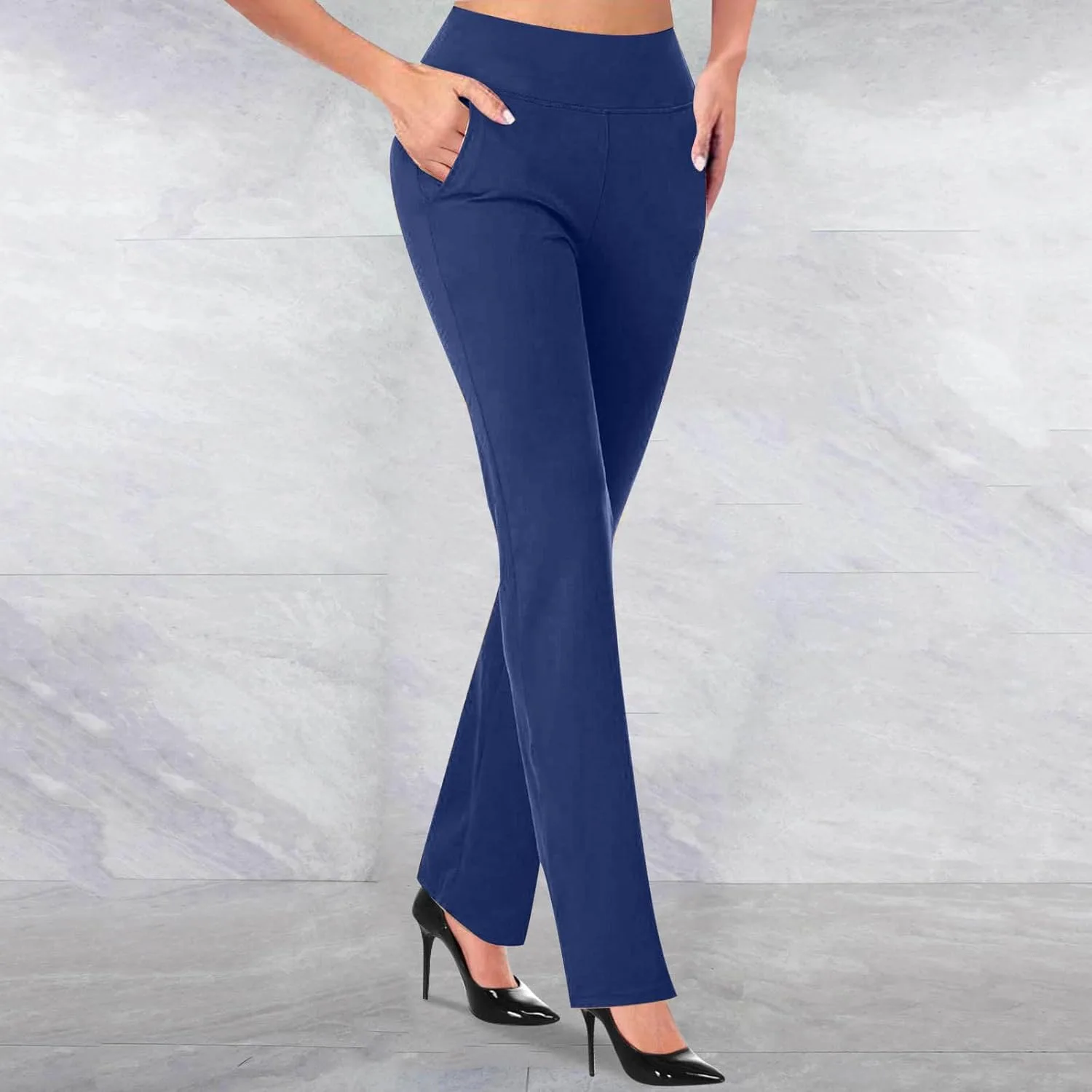 Рабочие брюки женские High Waisted Business Casual с 4 Way Stretch — фото 2