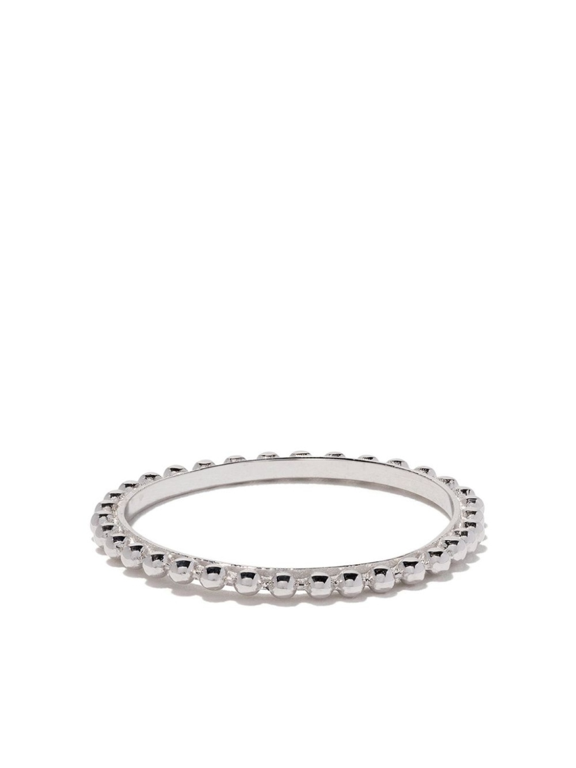 

Кольцо Ball Chain из белого золота Wouters & Hendrix Gold, серебряный