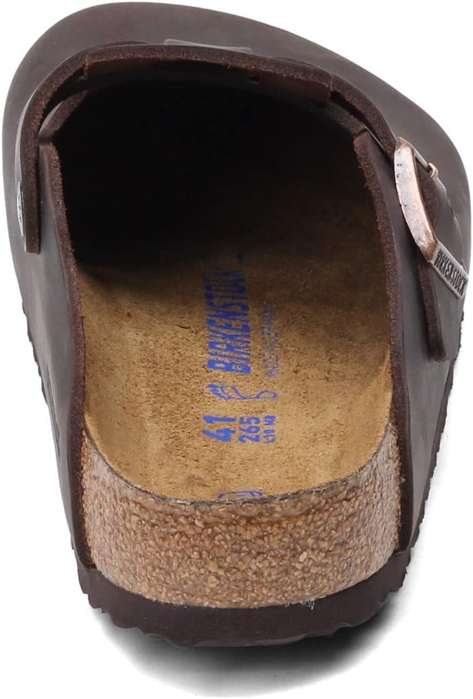 Мужские сабо Birkenstock Boston Vintage с широкой подошвой, 8-8.5 Havana — фото 4