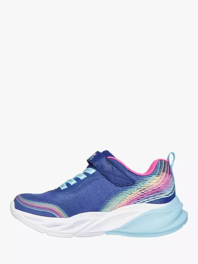 Детские кроссовки S-Lights Cosmic Glow Rainbow Dream, цвет индиго/мультицвет Skechers — фото 2
