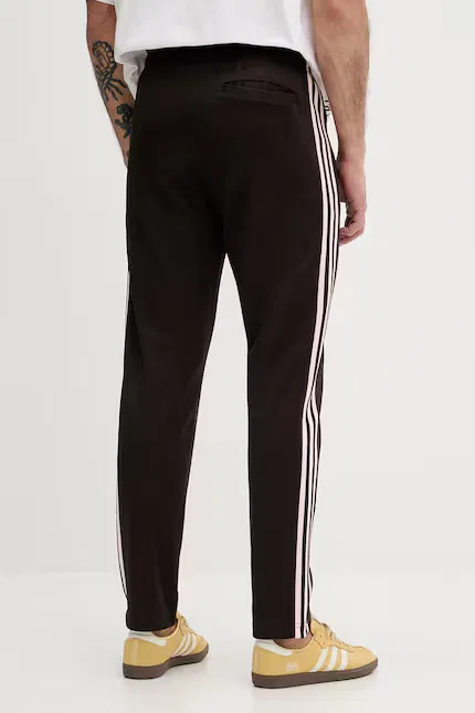 Спортивные штаны джоггеры Beckenbauer Adidas Originals, коричневый — фото 3