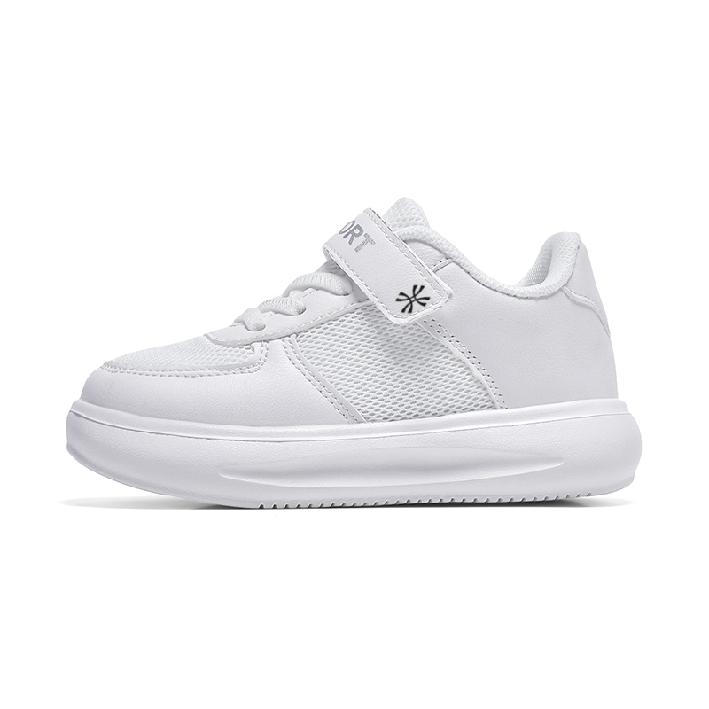 

YUZHAOLIN Кроссовки детские белые с низким верхом и амортизацией, износостойкие