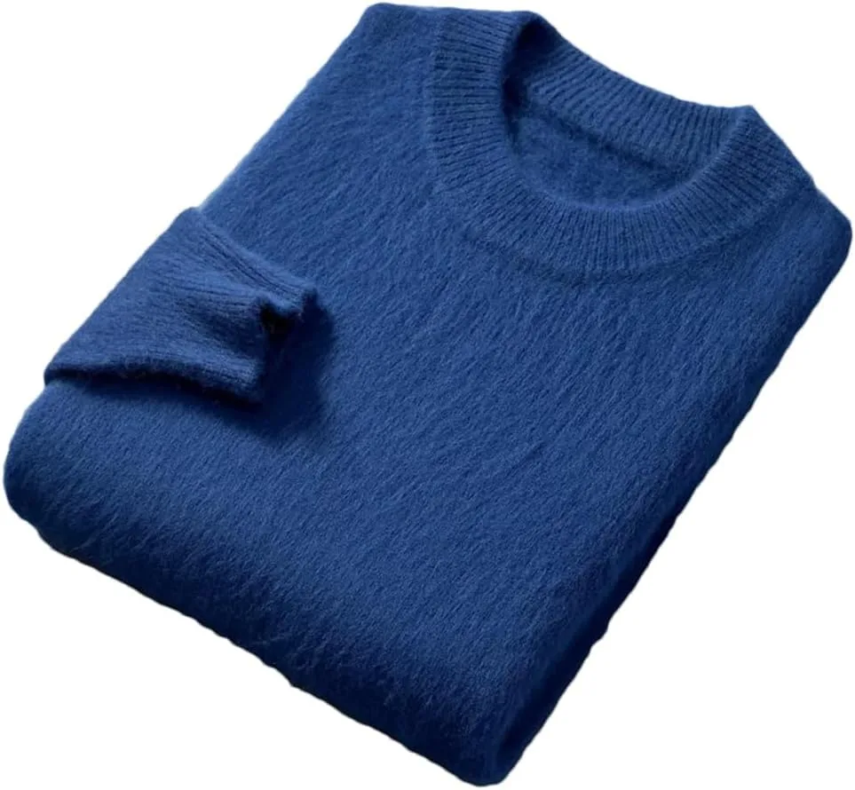 

Мужской однотонный свитер с полувысоким воротником Wjnvfioo