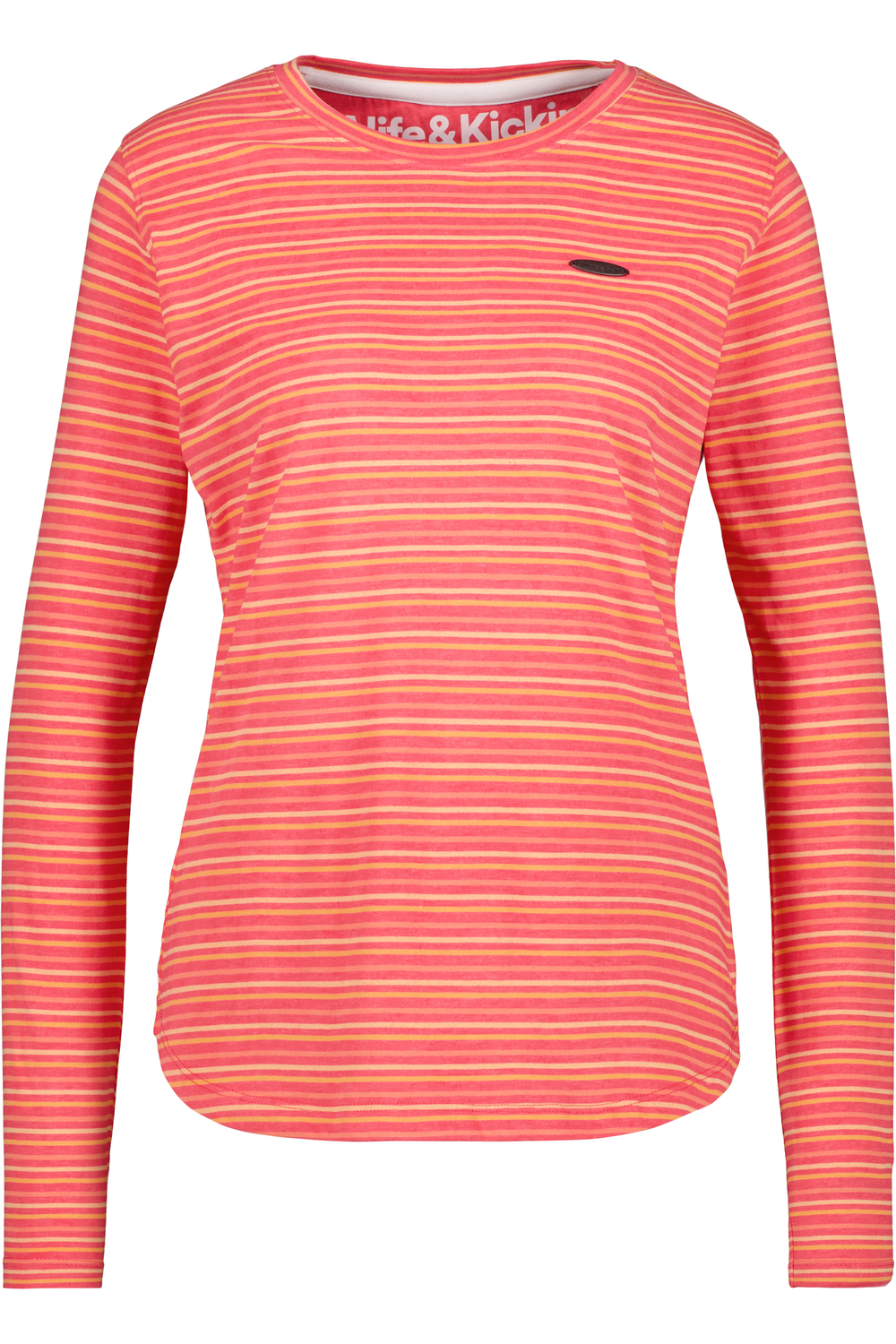 

Лонгслив alife and kickin, Langarmshirt, Shirt LeaAK Z, цвет coral