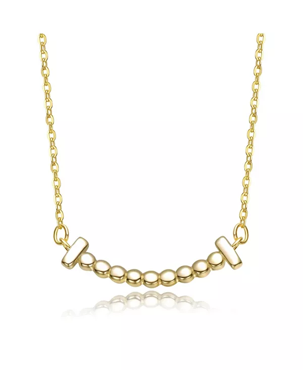 

Детское ожерелье-цепочка с 14-каратным золотым покрытием Genevive, gold