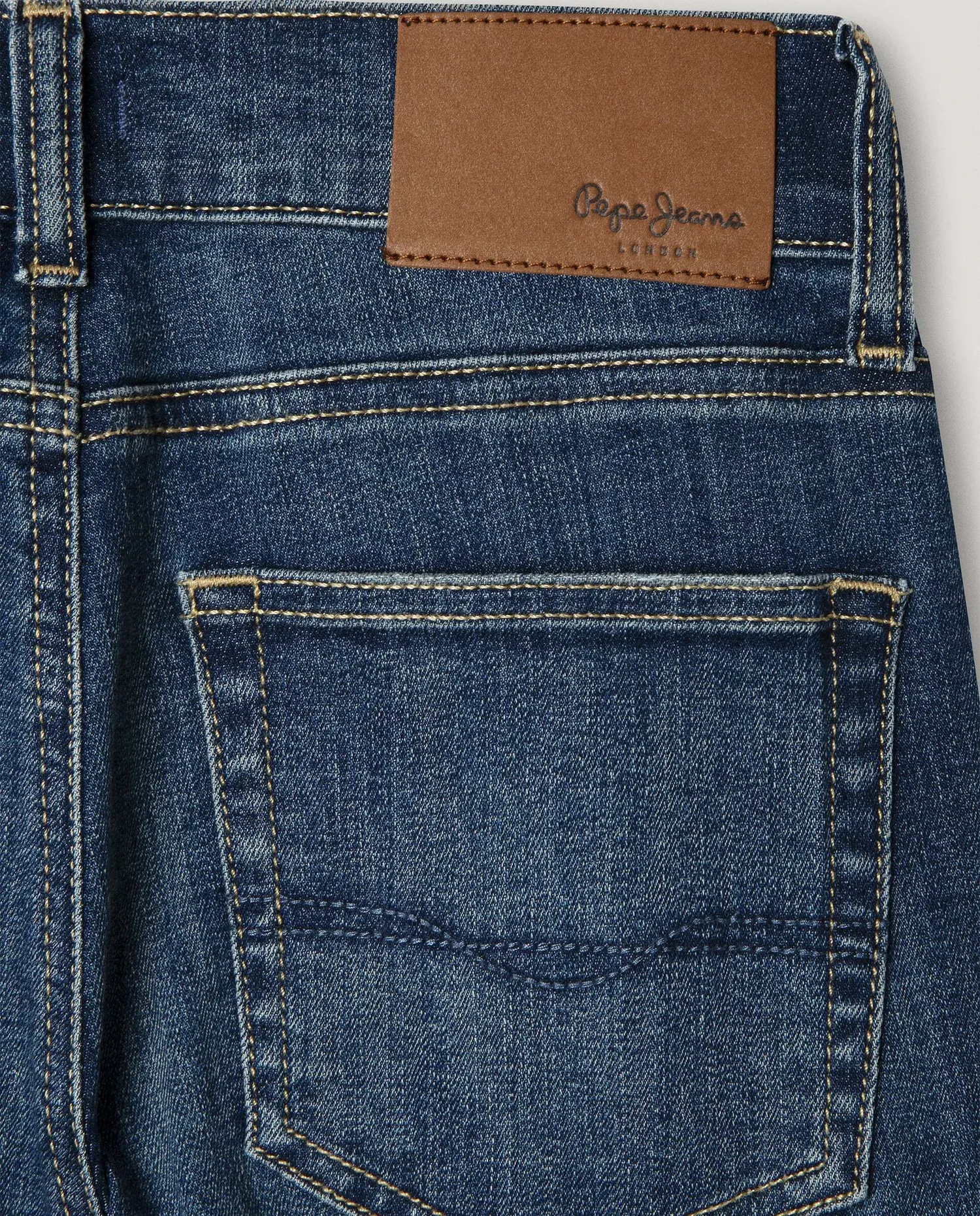 Прямые джинсы Cashed для мальчика Pepe Jeans, индиго синий — фото 2