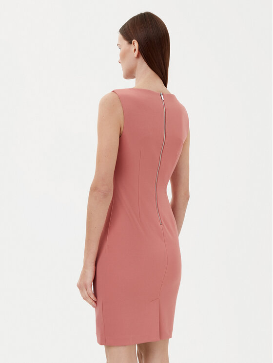 Коктейльное платье облегающего кроя K20K208433 Calvin Klein, розовый — фото 3