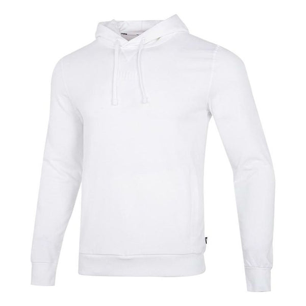 

Толстовка modern basics tr casual solid color white Puma, белый