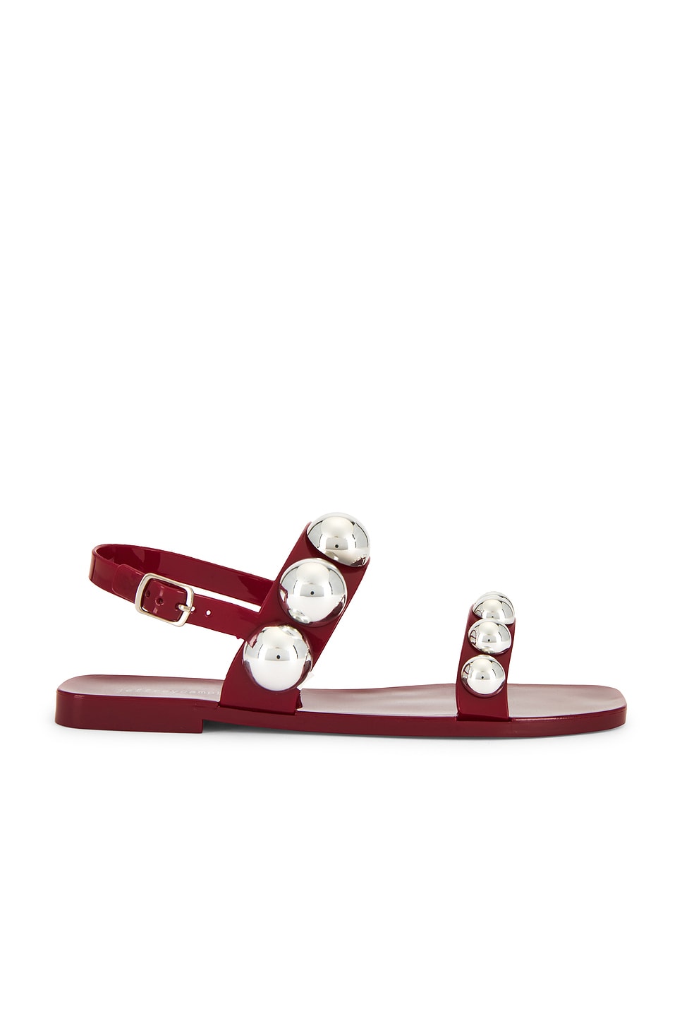 Сандалии "Gumdrop" Jeffrey Campbell, red silver