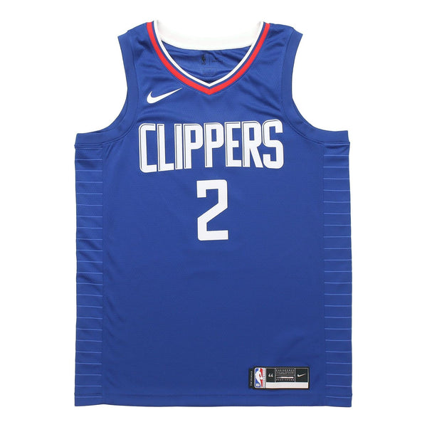 

Спортивная футболка nba sports basketball jersey sw fan edition los angeles clippers leonard 2 blue Nike, синий