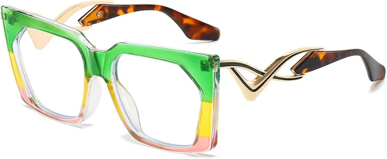 

Роскошные солнцезащитные очки для мужчин, модные, металлические, неправильной формы, с выемками, зеркальные, для женщин, винтажные, «кошачий глаз», защитные очки TKKTLLT, Green Pink Clear