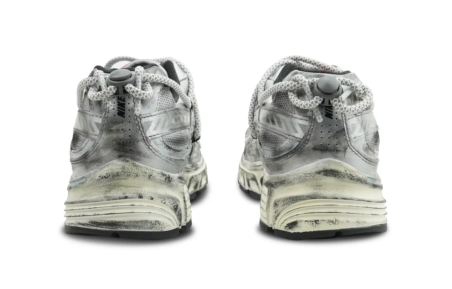 Кроссовки Nike Initiator Серебристые — фото 3