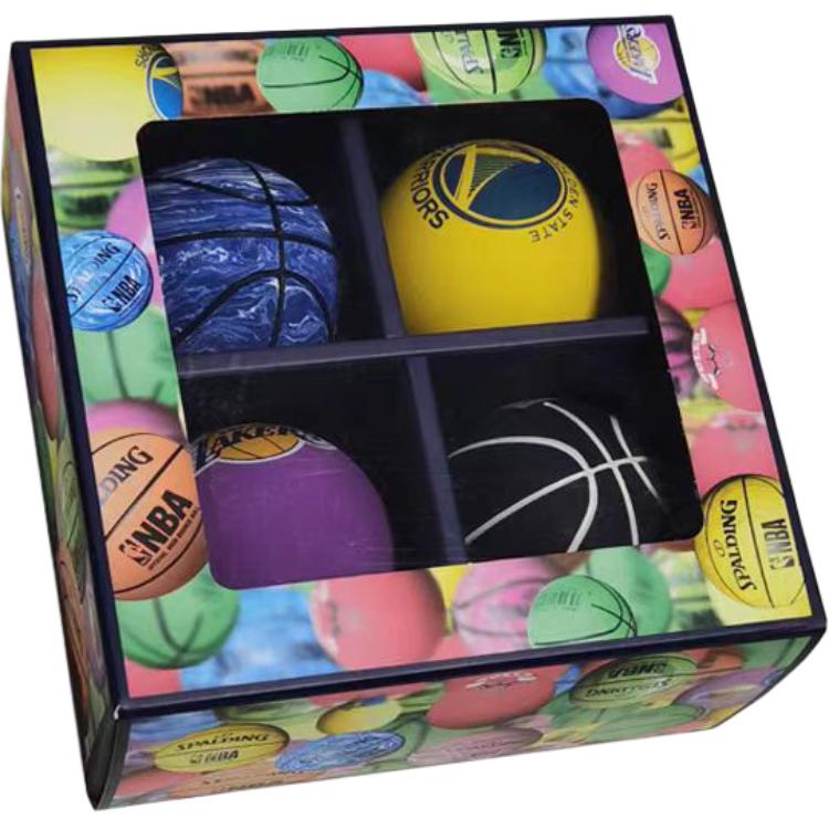 

Набор маленьких мячей Резиновый баскетбольный разноцветный мини-мяч для тренировок SPALDING