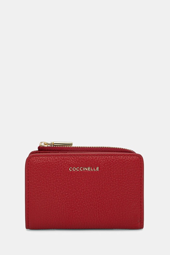 

Кожаный кошелек METALLIC SOFT Coccinelle, красный