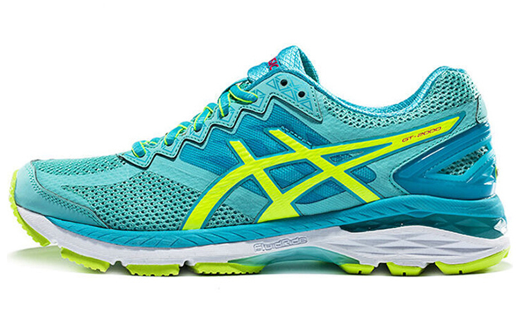 

Кроссовки женские GT-2000 4 с низким верхом, синие/желтые Asics