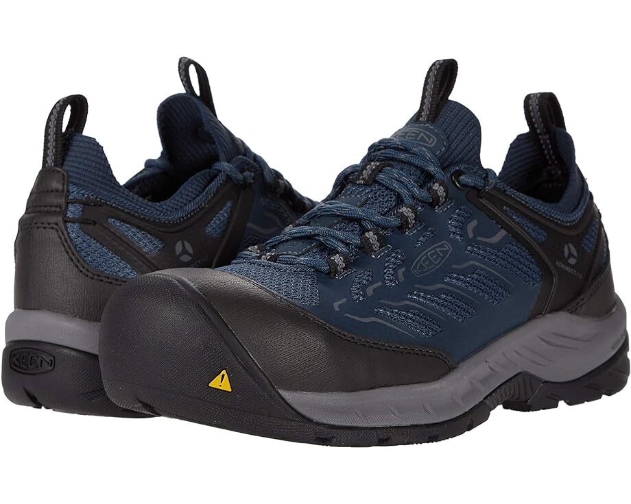 

Кроссовки KEEN Utility Flint II Sport Carbon Fiber Toe, цвет Midnight Navy/Steel Grey
