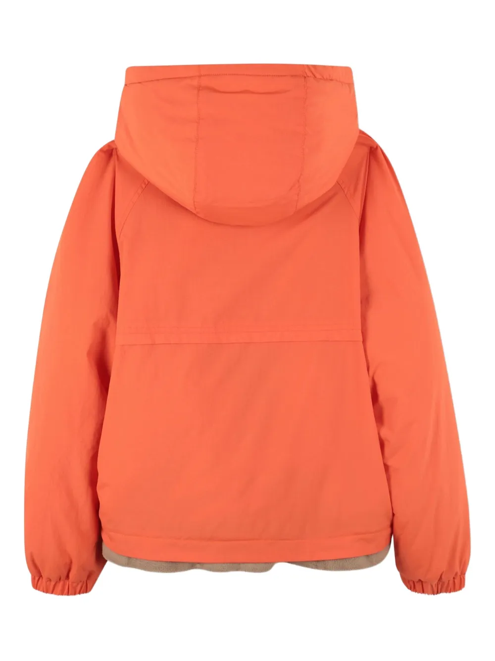 

Утепленная куртка с капюшоном и цветными блоками Timberland Kids, оранжевый