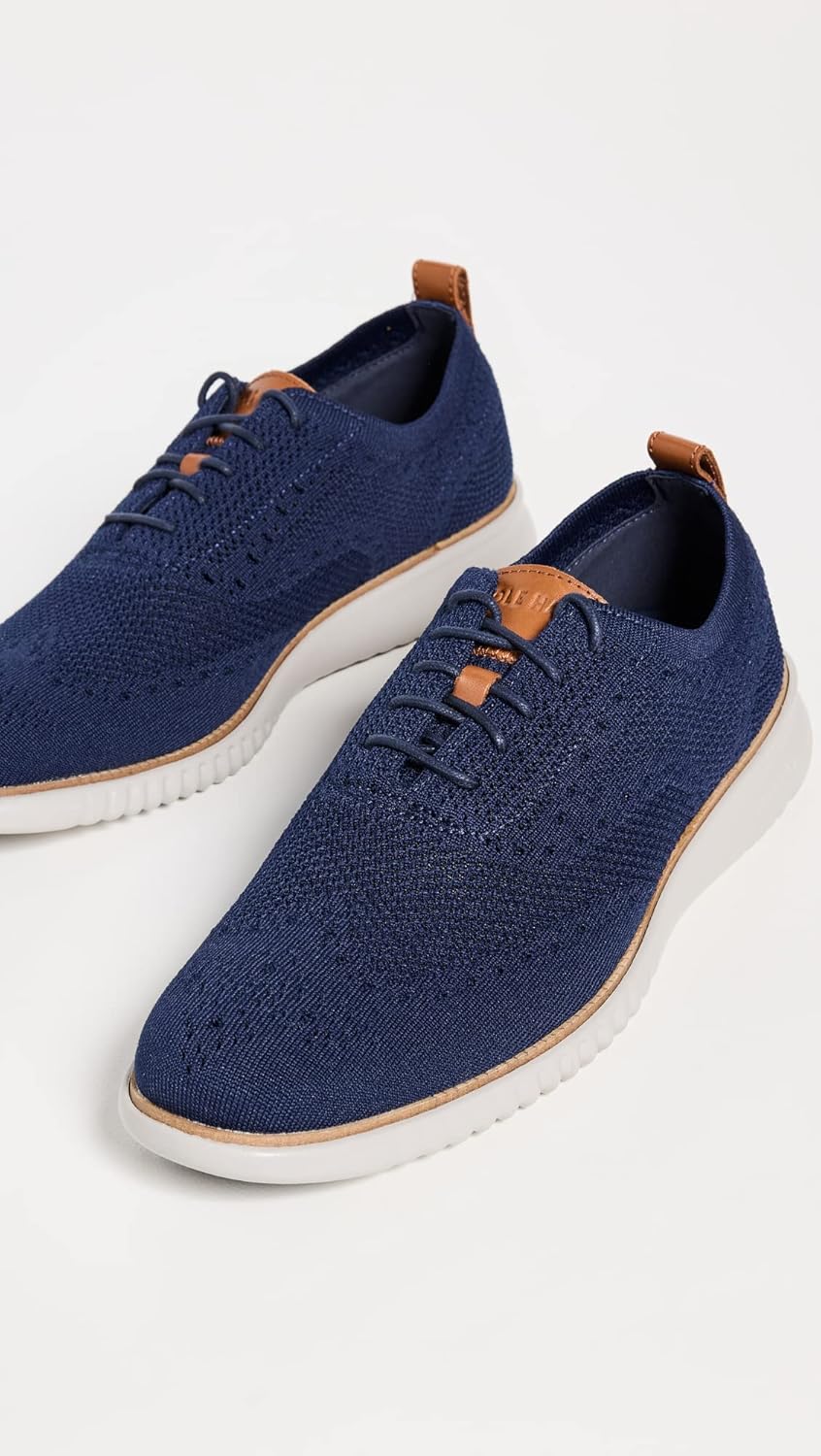 Мужские оксфорды Cole Haan 2.Zerogrand Lightweight Stitchlite, синий/серый — фото 4