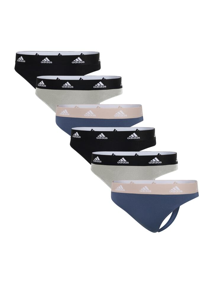 

Стринги adidas Tanga Sport Active Comfort Cotton, цвет schwarz, grau, blau