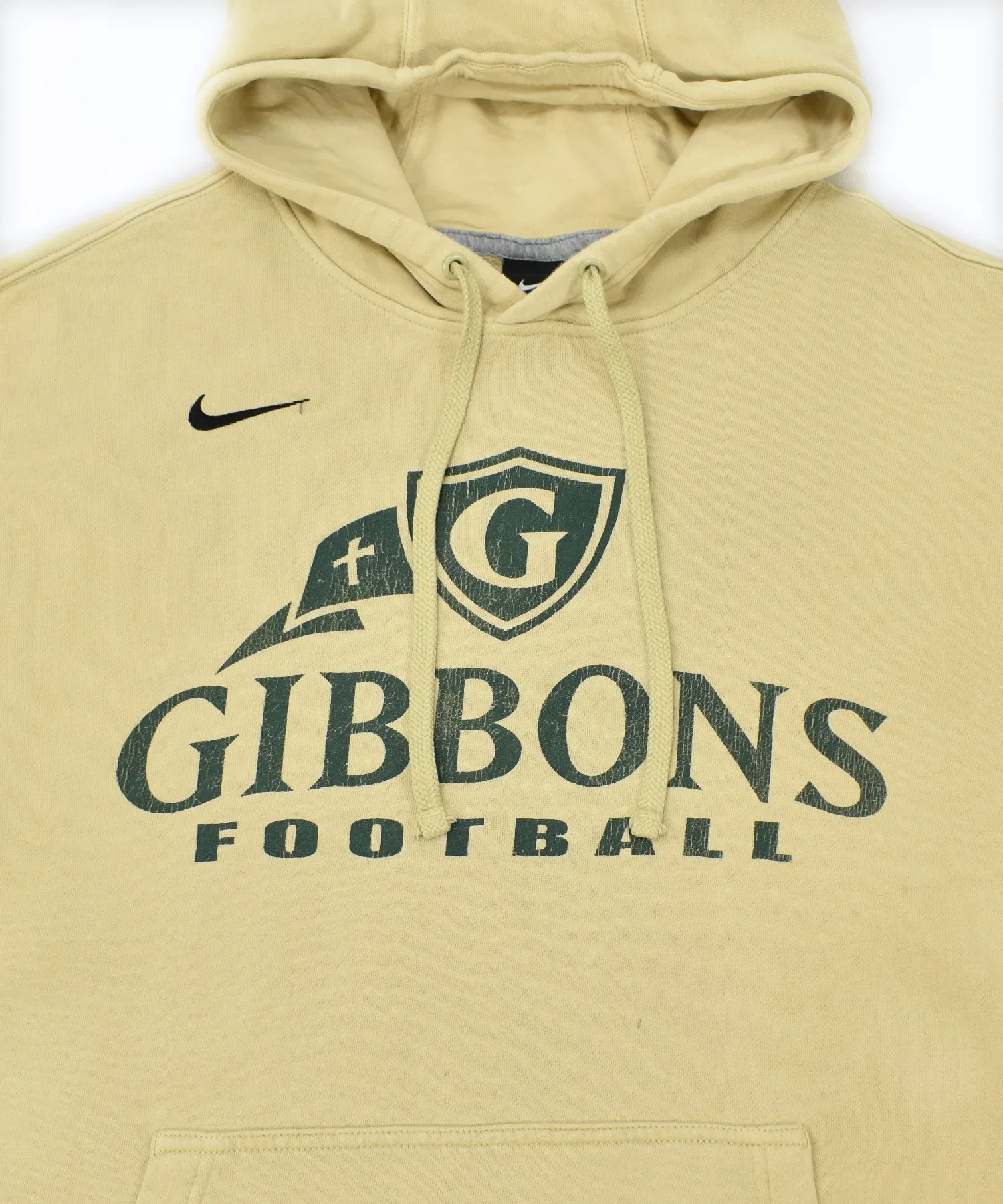 [Винтажная одежда] Толстовка с капюшоном NIKE / Nike Gibbons с логотипом футбольной команды.