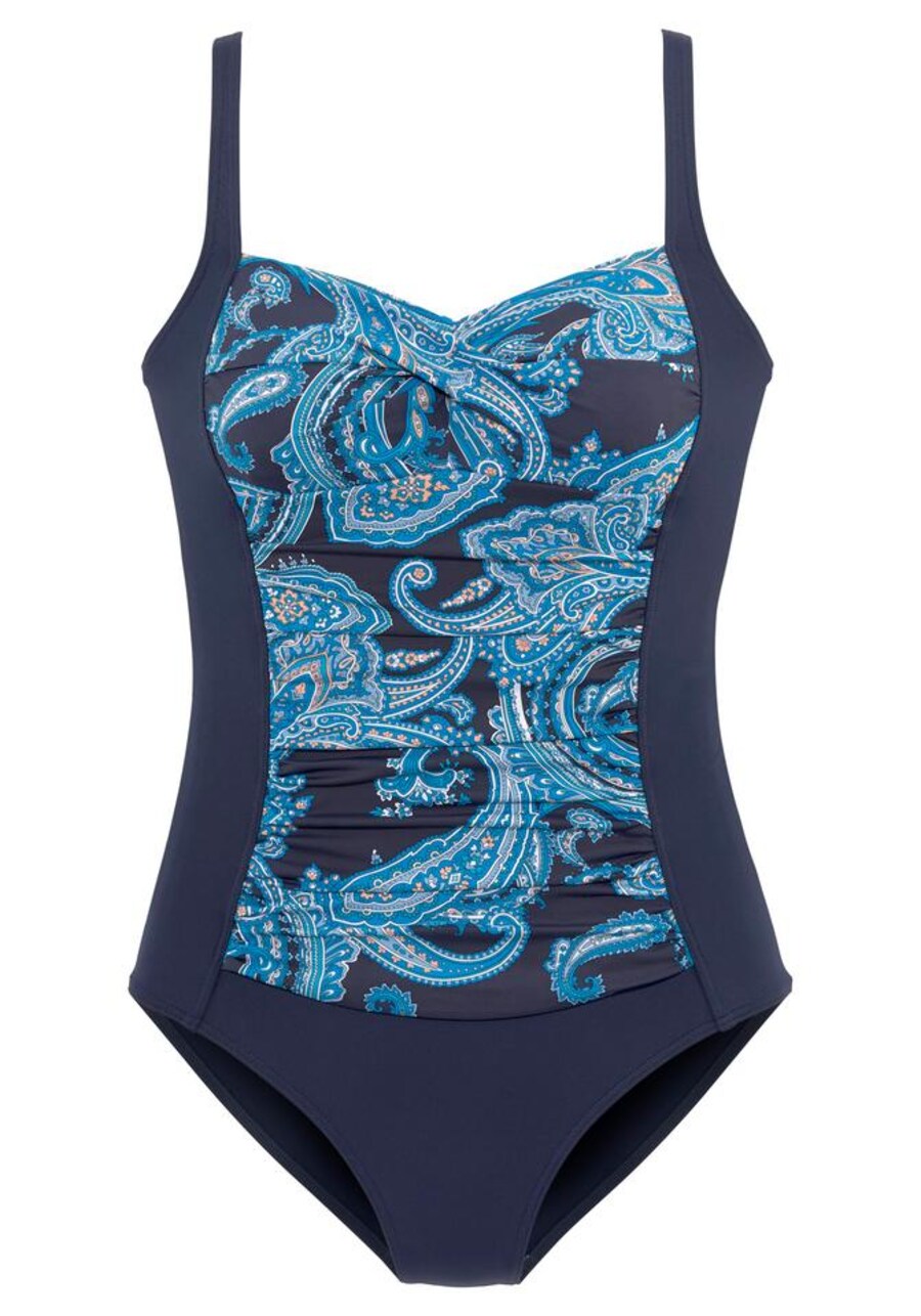 

Купальник-футболка LASCANA, цвет Light blue/Dark blue