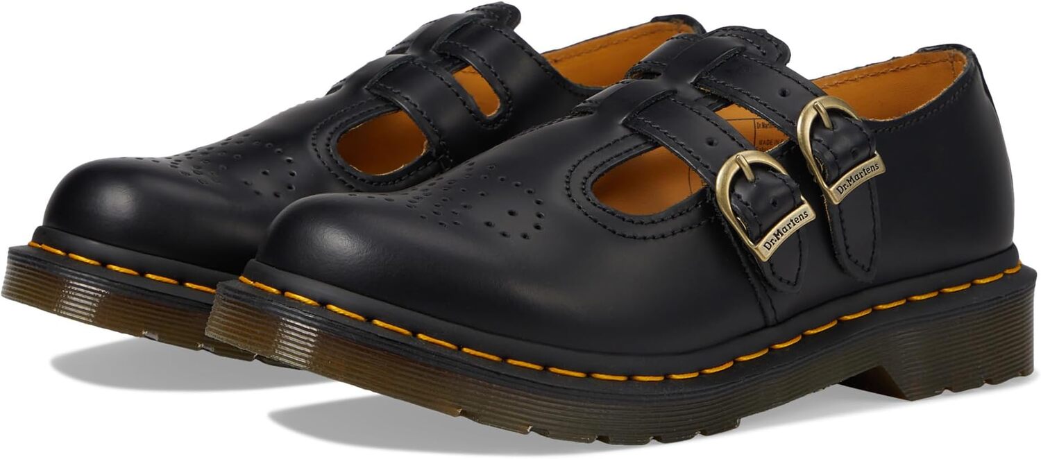 

Лоферы 8065 Smooth Leather Mary Jane Shoes Dr. Martens, цвет Black Smooth