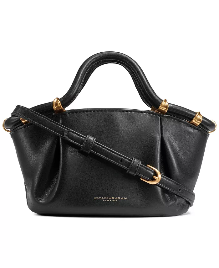 

Шифоновый мини-кроссбоди Donna Karan New York, черный