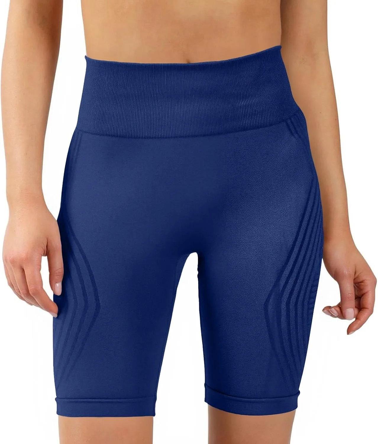 1 шт. Леггинсы для женщин Yoga Workout High Waist Tummy Control Stretchy Skinny Legging Shorts Lightweight Slim Fit Pants S-2XL — фото 3