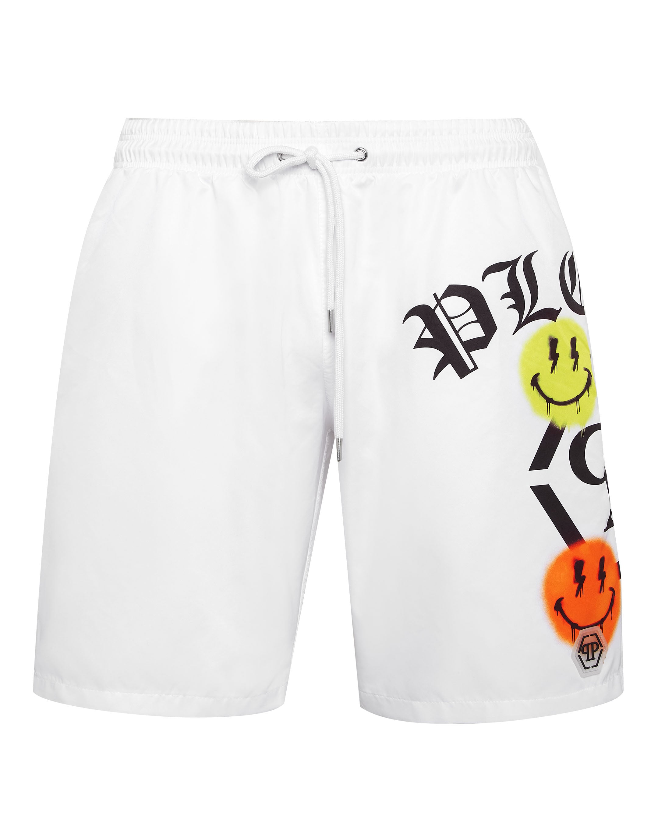 

Мужские пляжные шорты PHILIPP PLEIN, белый