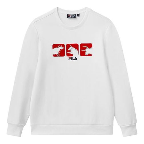 

Толстовка casual sports knitted turtleneck jumper for men white Fila, белый